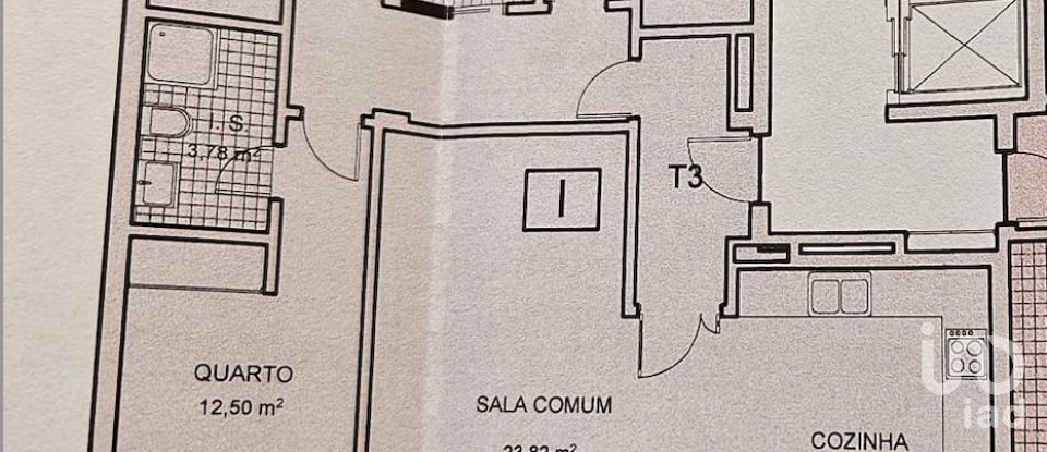 Apartamento T3 em Montenegro de 194 m²