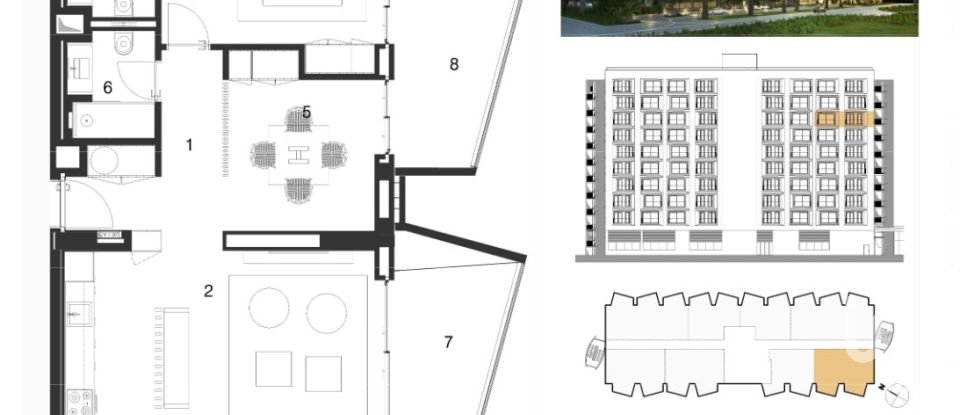 Apartamento T1 em São Gonçalo De Lagos de 103 m²